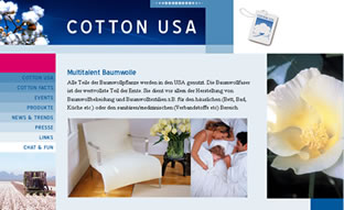 Webseite - Cotton U.S.A.